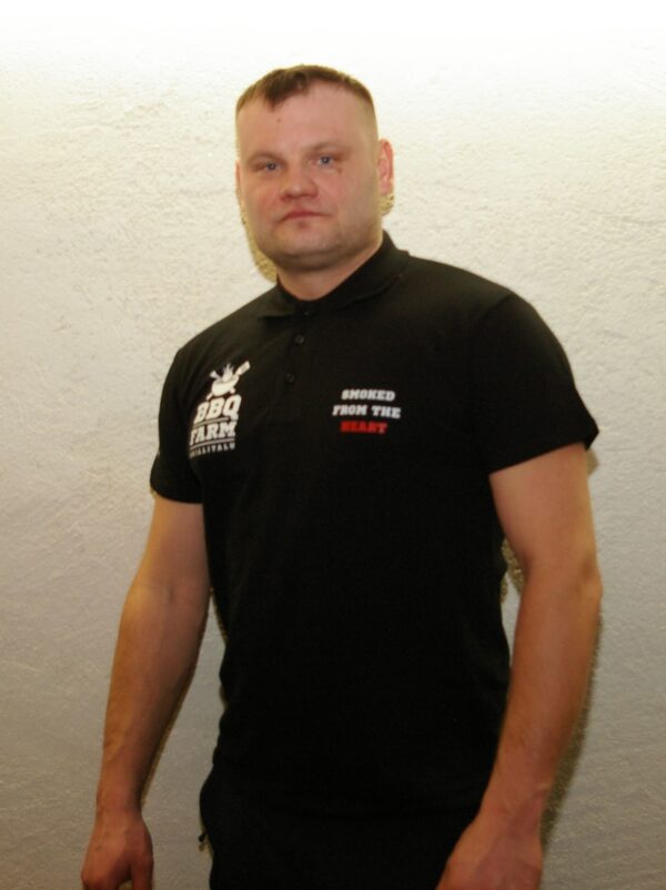 BBQ Farm Polo "MEAT.HEAT.REPEAT", suurus XL