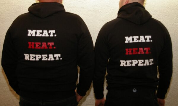 BBQ Farm pusa "MEAT.HEAT.REPEAT", suurus L